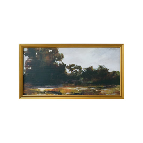 Horizontal Landscape Framed Canvas - From Where - 
