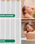Hotel Quality Fabric Shower Curtain Liners 72" X 72 - From Where - 