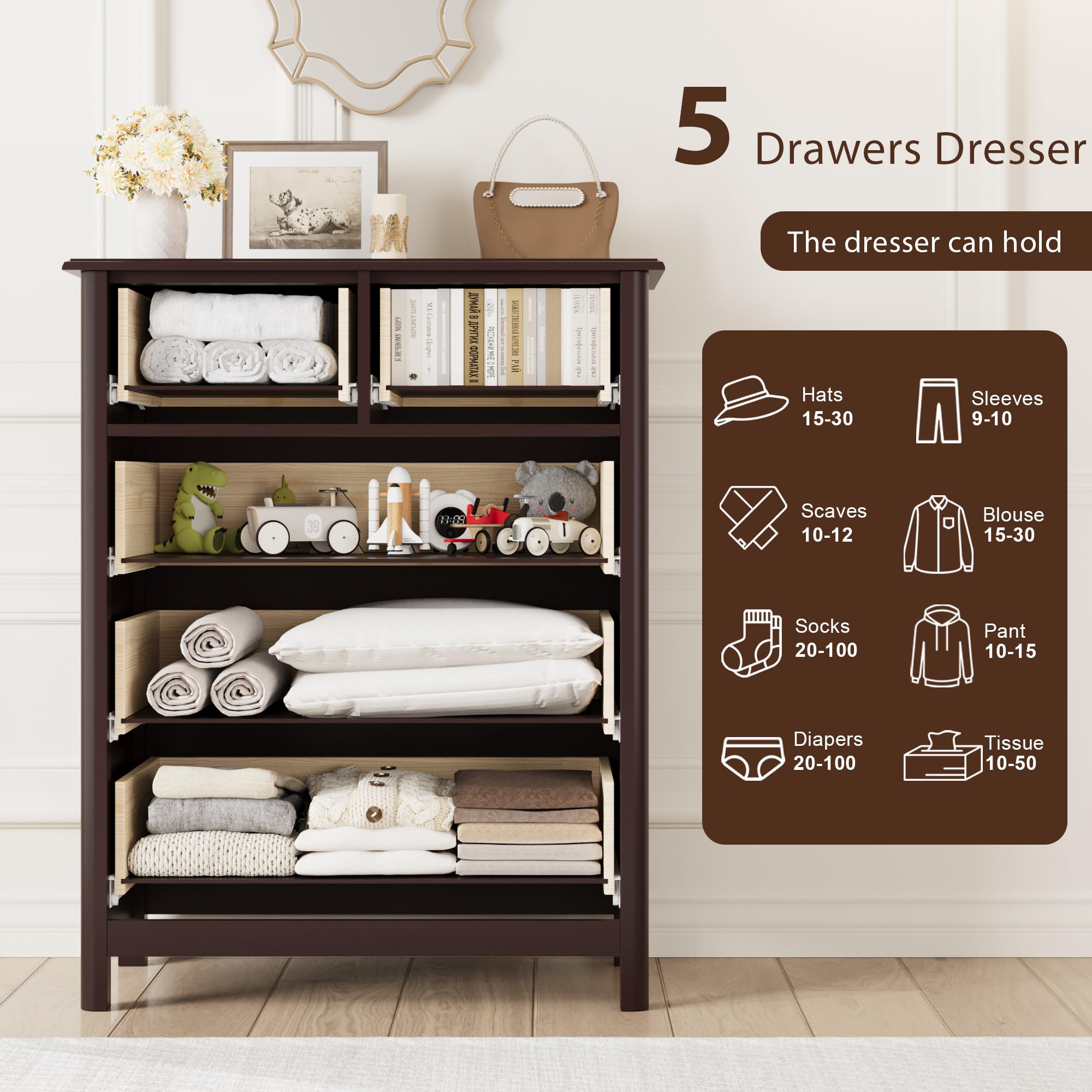 HOUSUIT 5 - Drawer Dresser - From Where - 