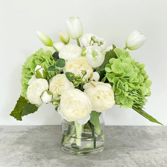 Hydrangea Floral Vase Arrangement - From Where - 