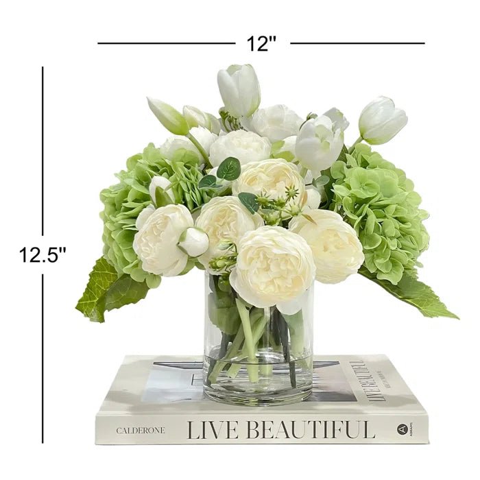 Hydrangea Floral Vase Arrangement - From Where - 