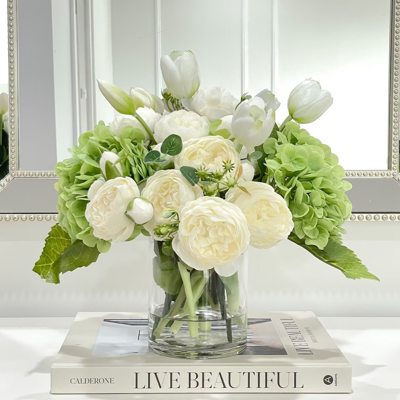 Hydrangea Floral Vase Arrangement - From Where - 