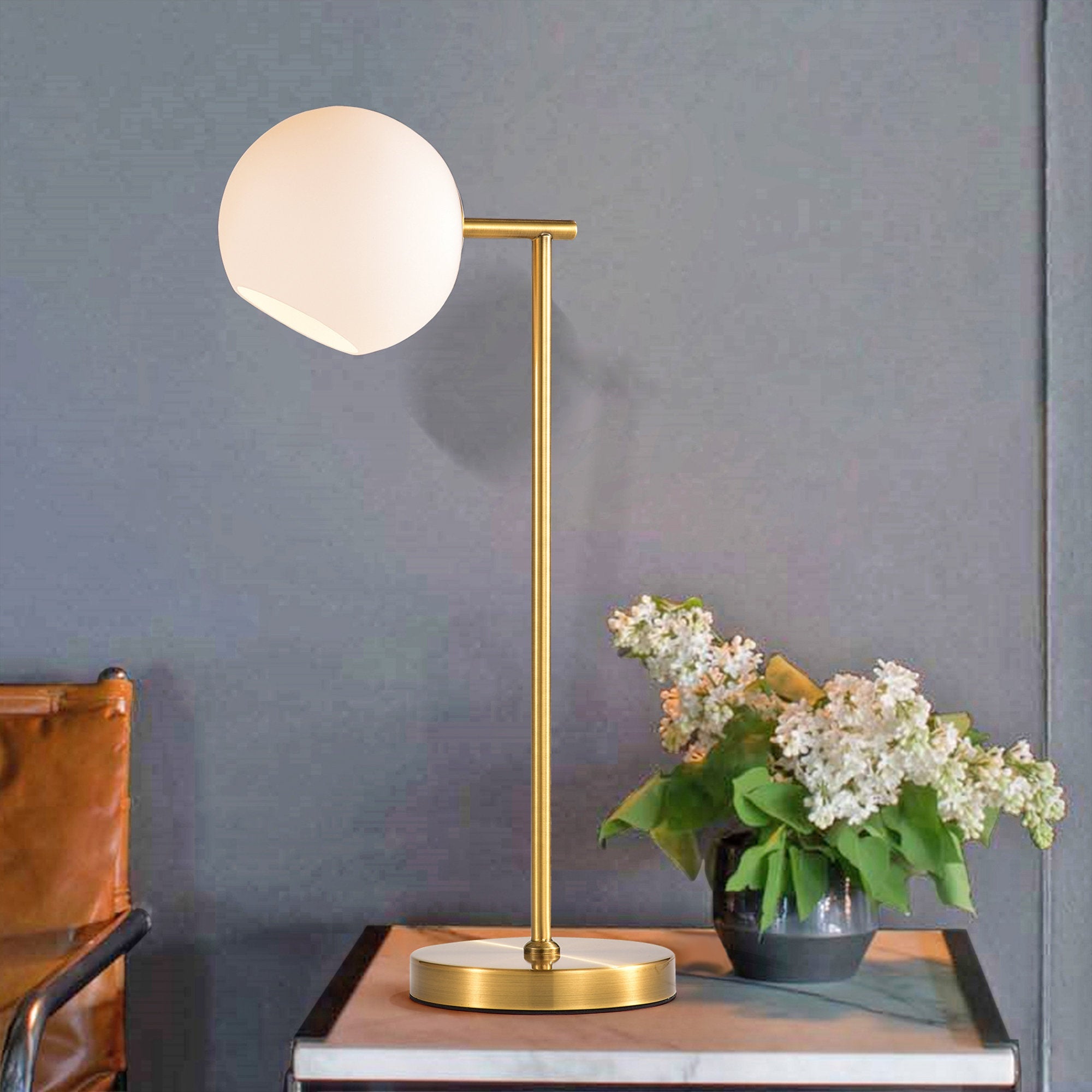 Hyman Metal Desk Lamp - From Where - 
