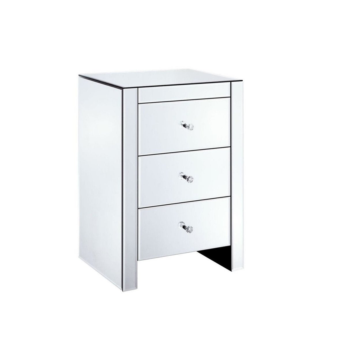 Iconium 18'' W Glass Nightstand - From Where - 