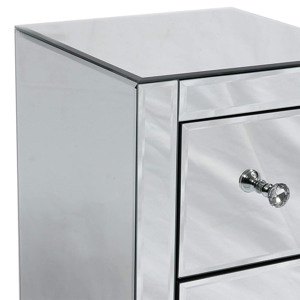 Iconium 18'' W Glass Nightstand - From Where - 