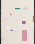 IDEA4WALL Framed Canvas Print Wall Art Sage Green Mid - Century Modern Color Blocks Abstract Shapes Illustrations Modern Art Decorative Minimalist Relax/Cozy Multicolor for Bedroom - 16"x24" Black - From Where - 