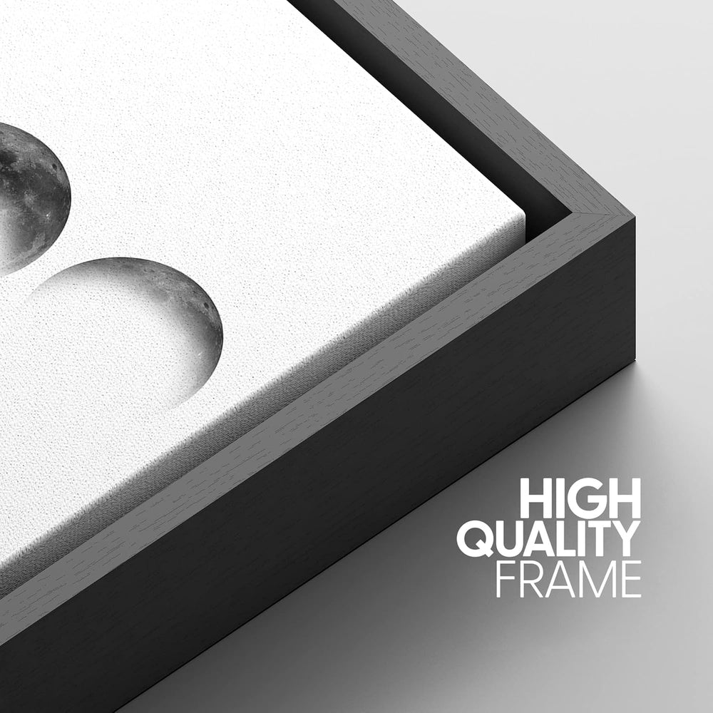 IDEA4WALL Framed Canvas Print Wall Art Sage Green Mid - Century Modern Color Blocks Abstract Shapes Illustrations Modern Art Decorative Minimalist Relax/Cozy Multicolor for Bedroom - 16"x24" Black - From Where - 