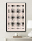IDEA4WALL Framed Canvas Print Wall Art Sage Green Mid - Century Modern Color Blocks Abstract Shapes Illustrations Modern Art Decorative Minimalist Relax/Cozy Multicolor for Bedroom - 16"x24" Black - From Where - 
