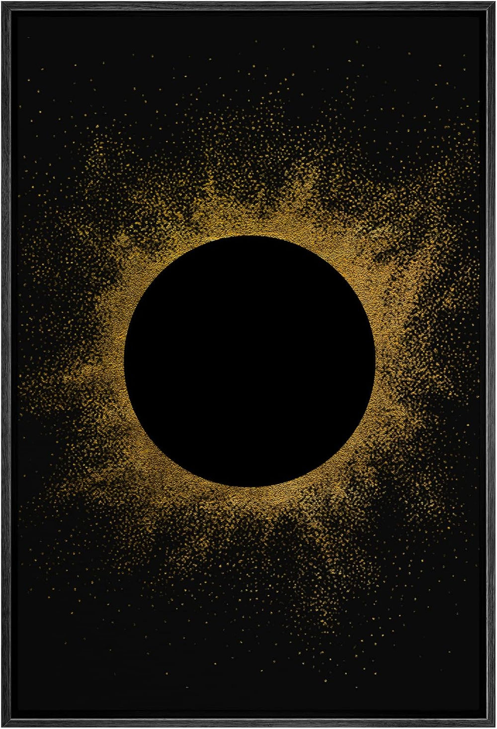 IDEA4WALL Framed Canvas Print Wall Art Sage Green Mid - Century Modern Color Blocks Abstract Shapes Illustrations Modern Art Decorative Minimalist Relax/Cozy Multicolor for Bedroom - 16"x24" Black - From Where - 