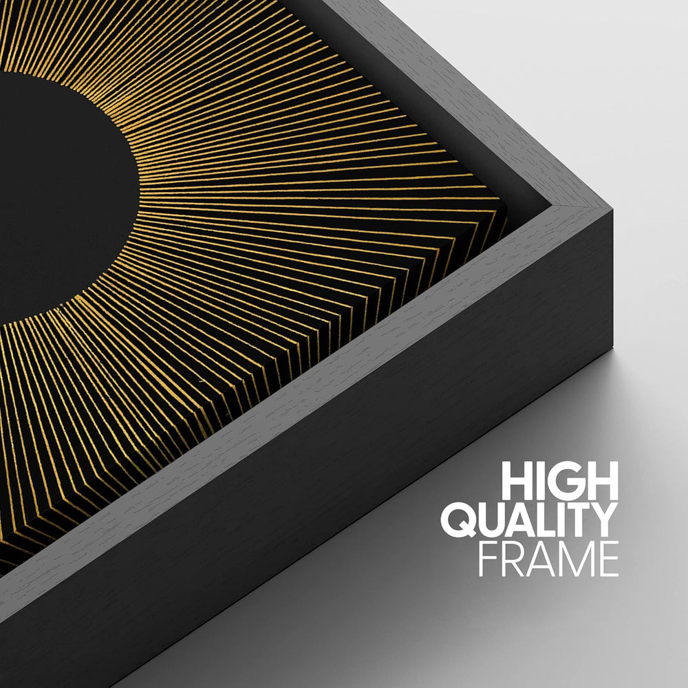 IDEA4WALL Framed Canvas Print Wall Art Sage Green Mid - Century Modern Color Blocks Abstract Shapes Illustrations Modern Art Decorative Minimalist Relax/Cozy Multicolor for Bedroom - 16"x24" Black - From Where - 