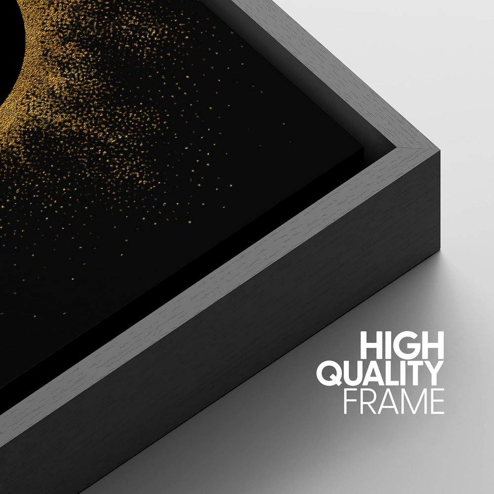 IDEA4WALL Framed Canvas Print Wall Art Sage Green Mid - Century Modern Color Blocks Abstract Shapes Illustrations Modern Art Decorative Minimalist Relax/Cozy Multicolor for Bedroom - 16"x24" Black - From Where - 