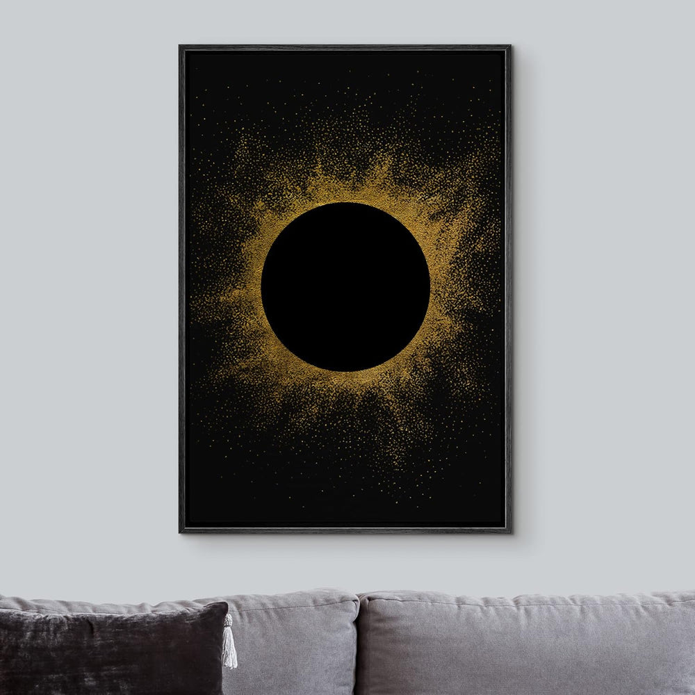 IDEA4WALL Framed Canvas Print Wall Art Sage Green Mid - Century Modern Color Blocks Abstract Shapes Illustrations Modern Art Decorative Minimalist Relax/Cozy Multicolor for Bedroom - 16"x24" Black - From Where - 