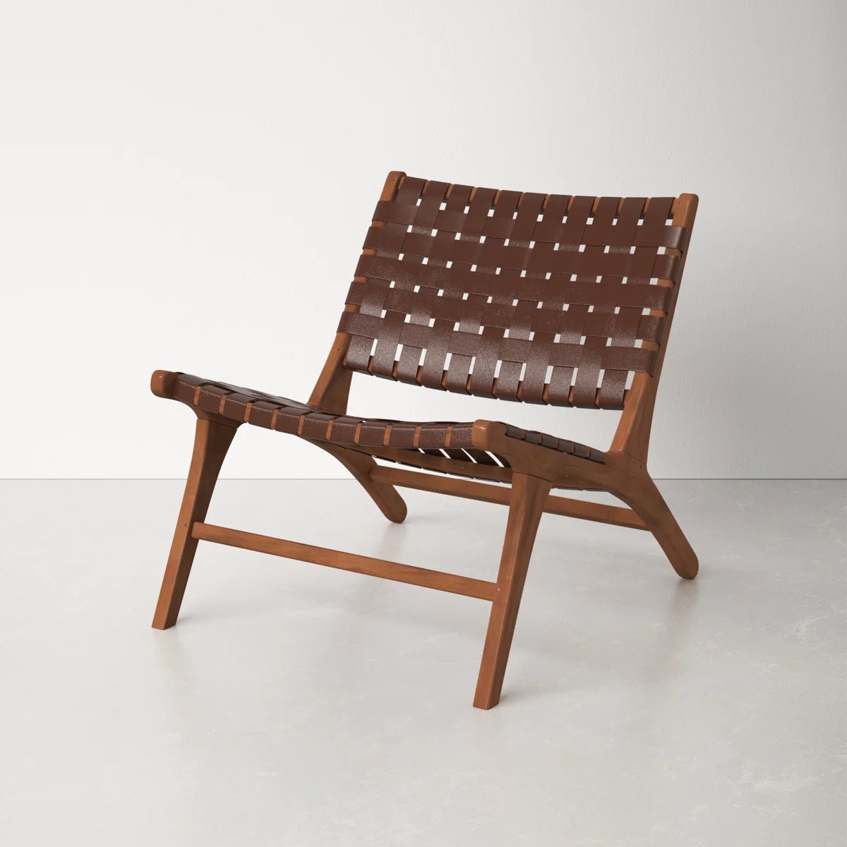 Idina Leather Accent Chair (Set of 2) - From Where - 