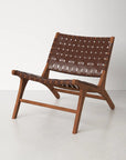 Idina Leather Accent Chair (Set of 2) - From Where - 