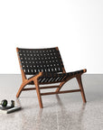 Idina Leather Accent Chair (Set of 2) - From Where - 
