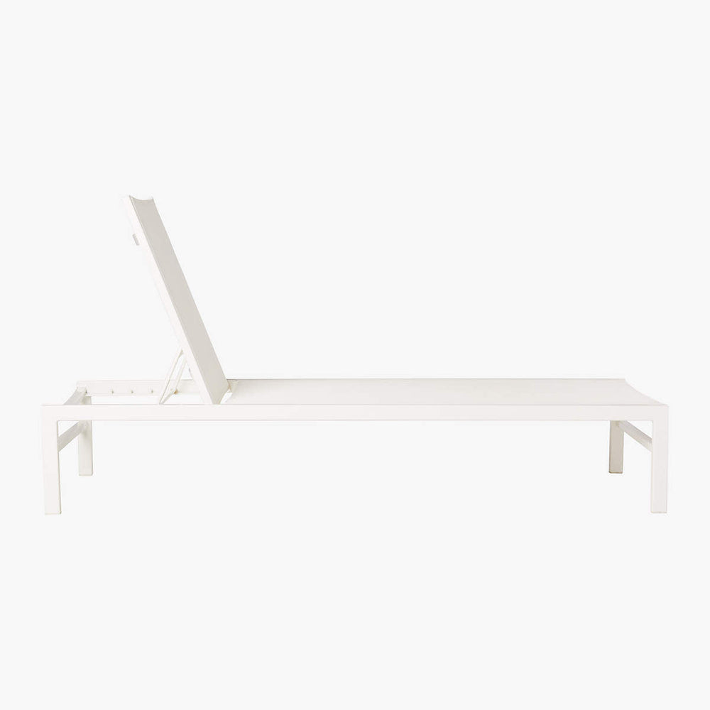 Idle White Sun Lounger (Set of 2) - From Where -