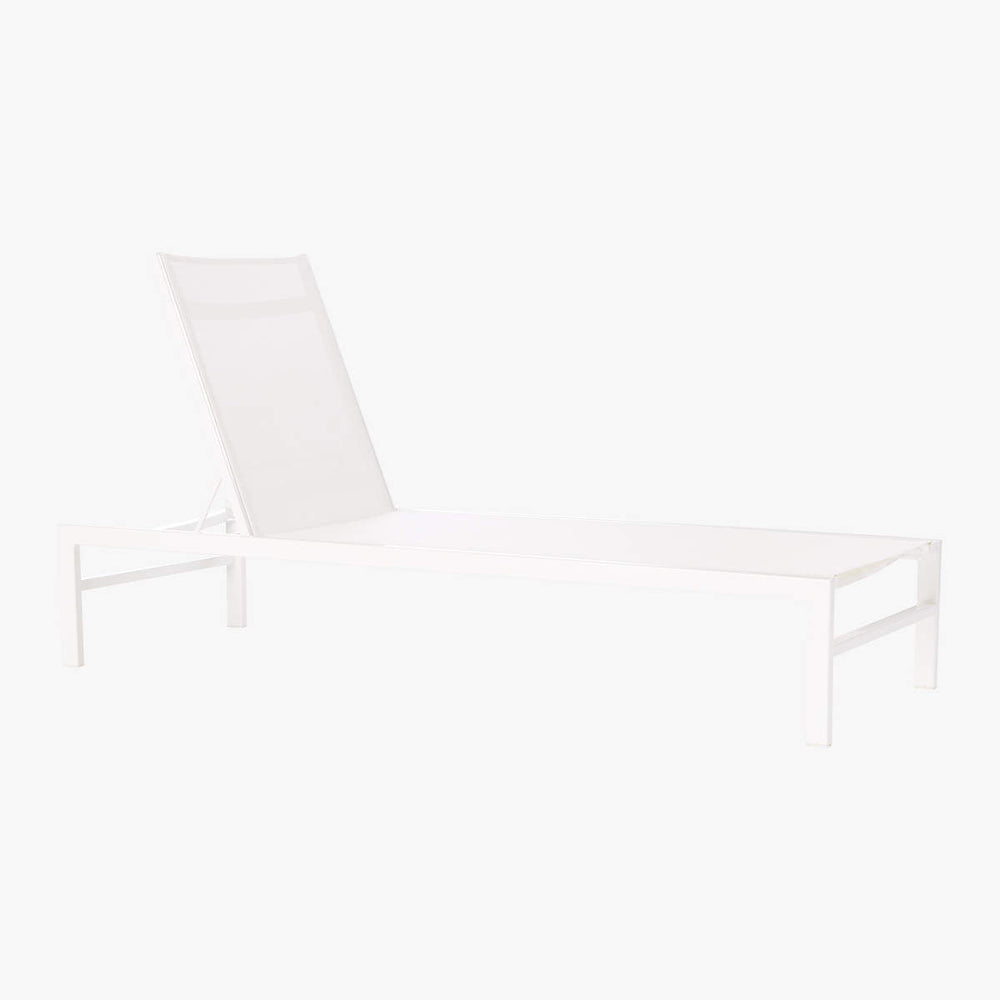 Idle White Sun Lounger (Set of 2) - From Where -
