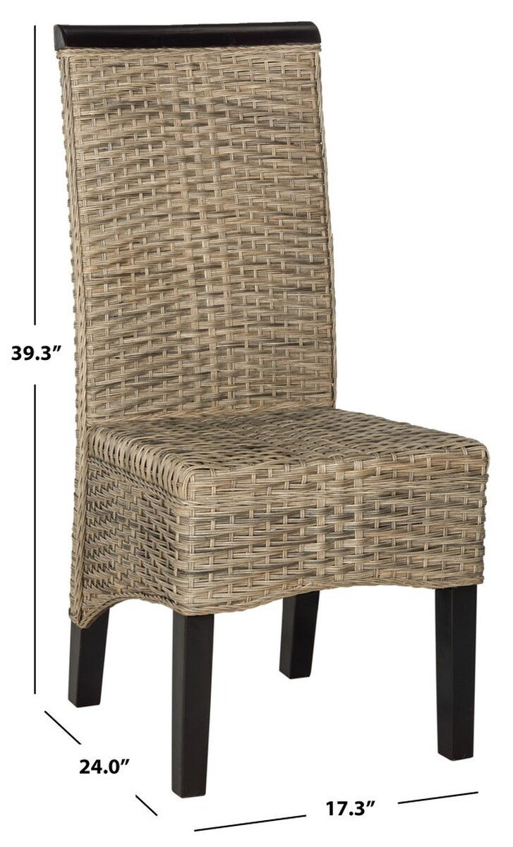 Ilya Wicker Dining Chair (Set of 2) - From Where - 