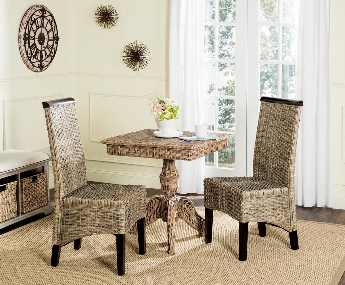 Ilya Wicker Dining Chair (Set of 2) - From Where - 