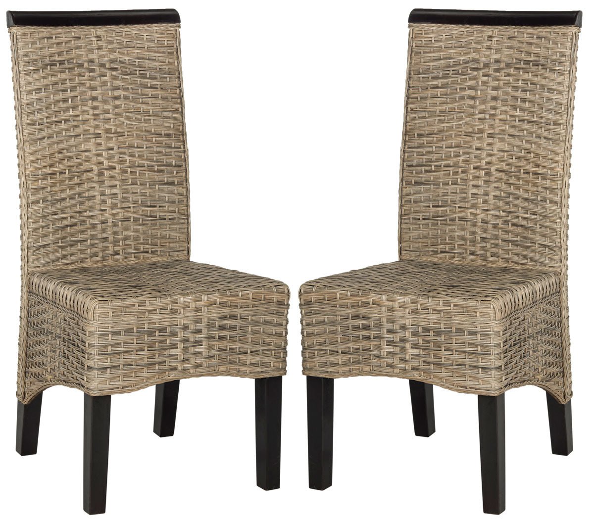 Ilya Wicker Dining Chair (Set of 2) - From Where - 