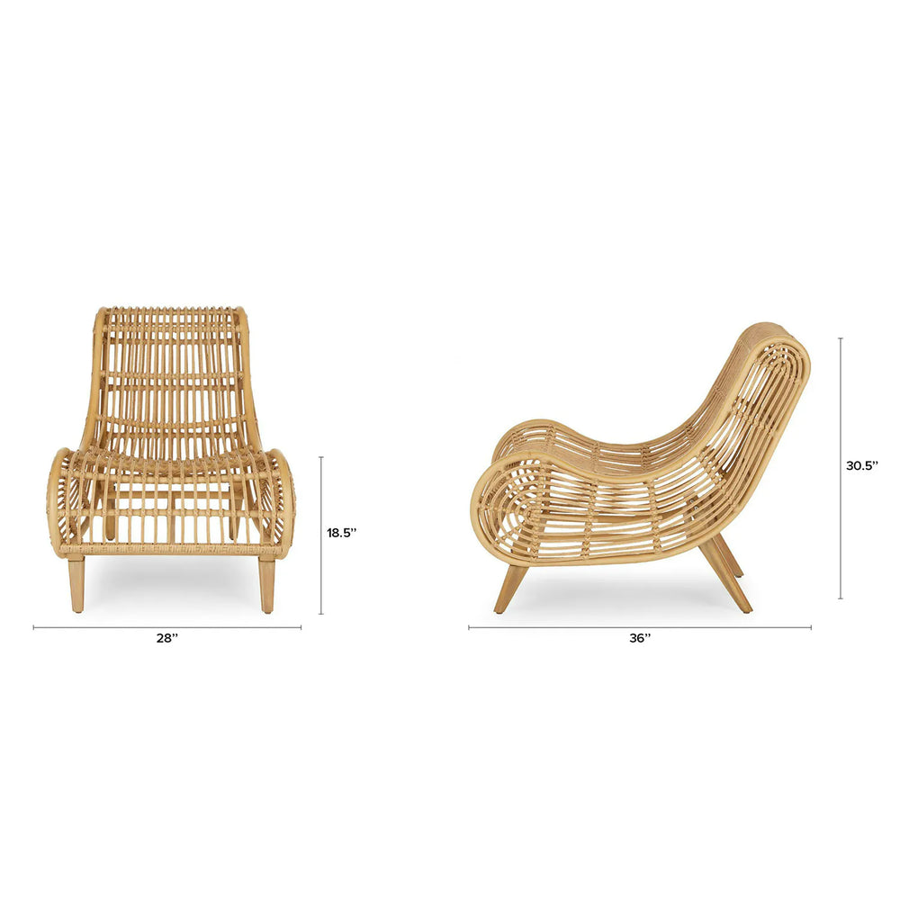 Calova 28" Outdoor Lounge Chair