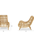 Calova 28" Outdoor Lounge Chair