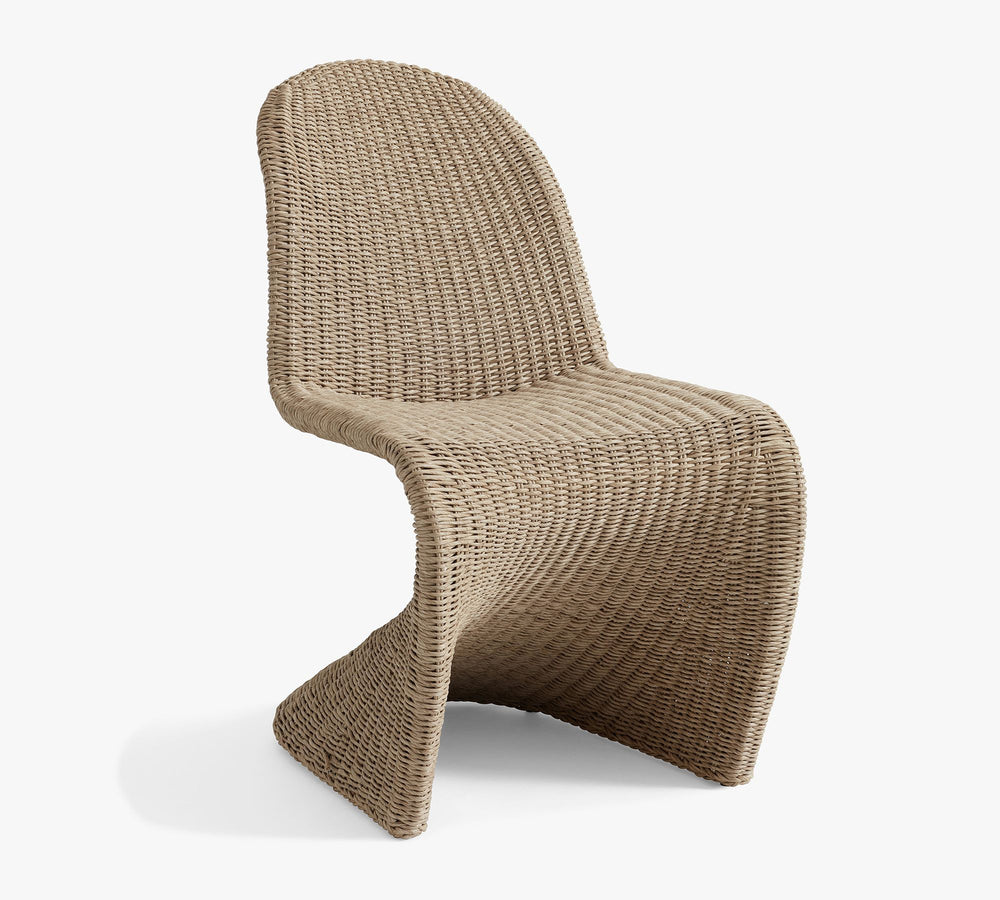 Encinitas Wicker Outdoor Dining Chair (Set of 2)