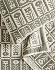 Organic Cotton Jacquard Floral Quilt