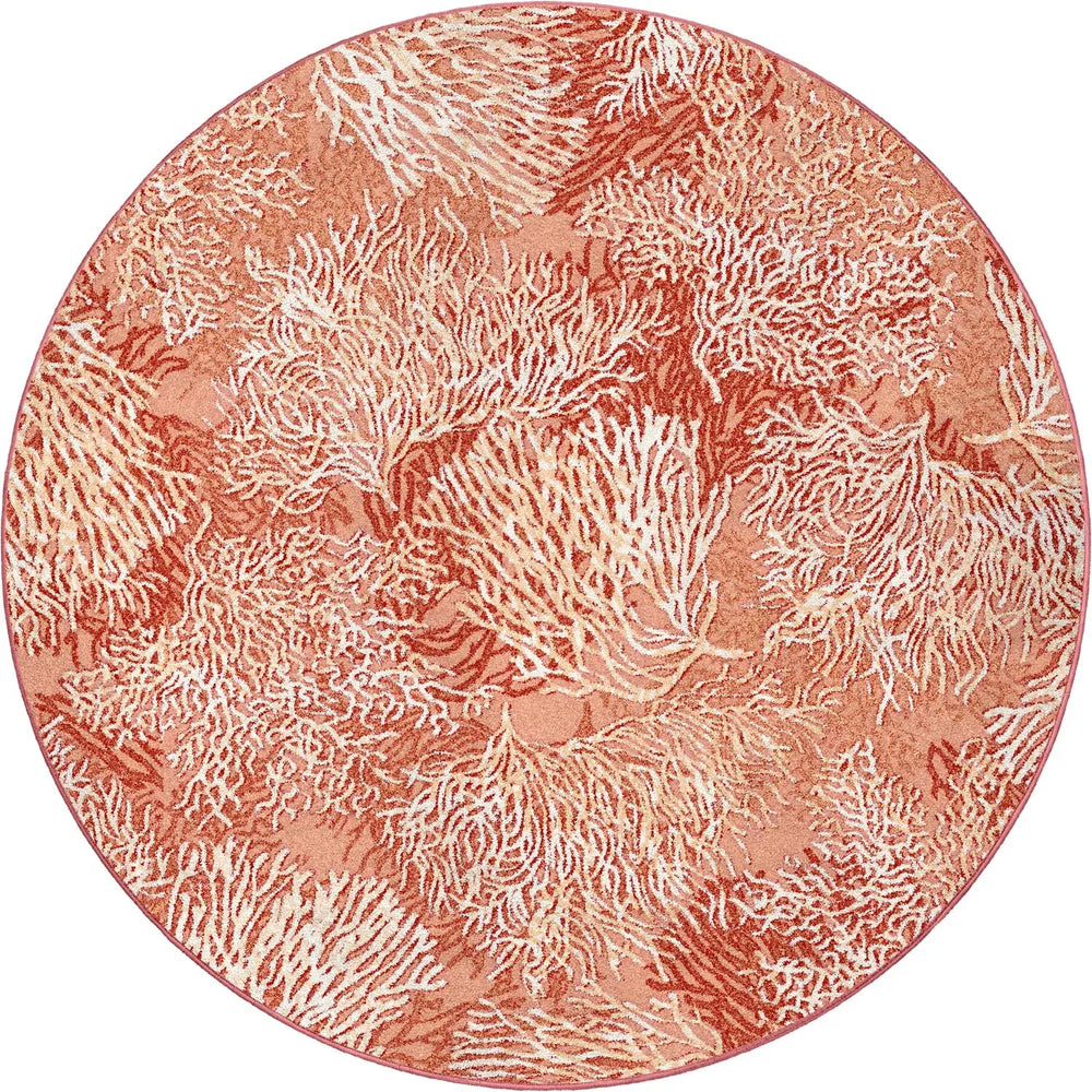 Oceanic Blooms Coastal Rug