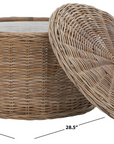 Jesse Wicker Storage Coffee Table