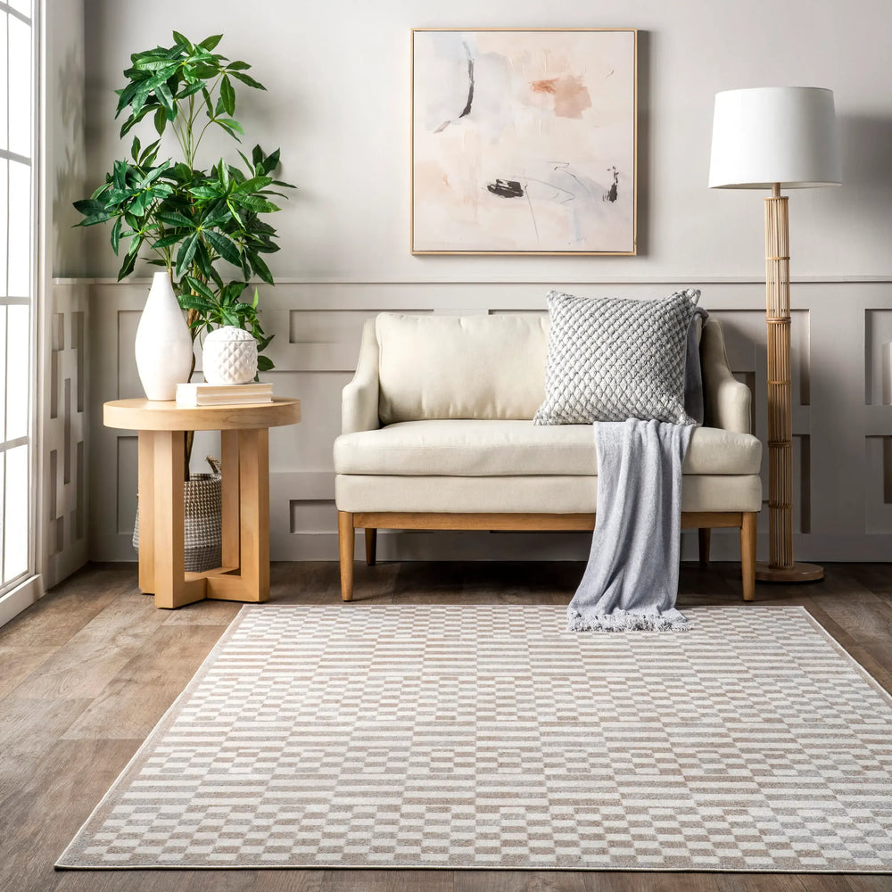 Kallie Washable Tiled Rug