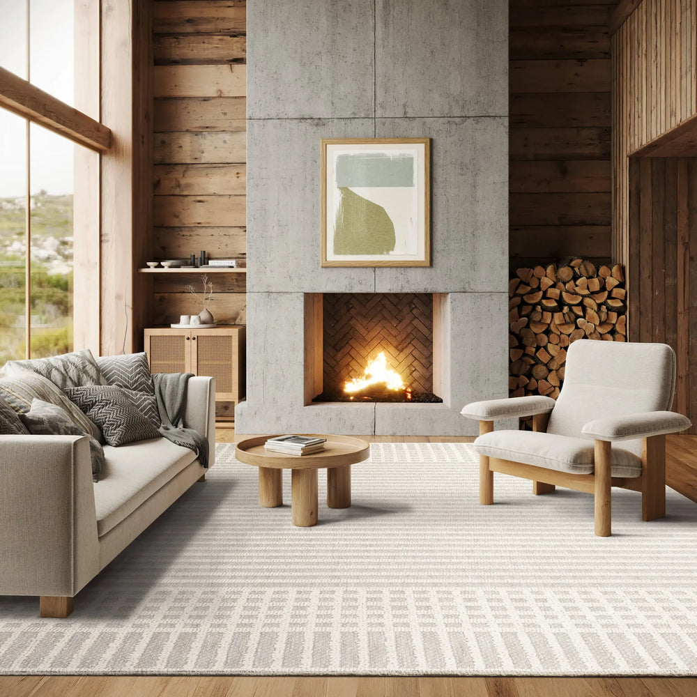 Fredrika Geometric Washable Rug