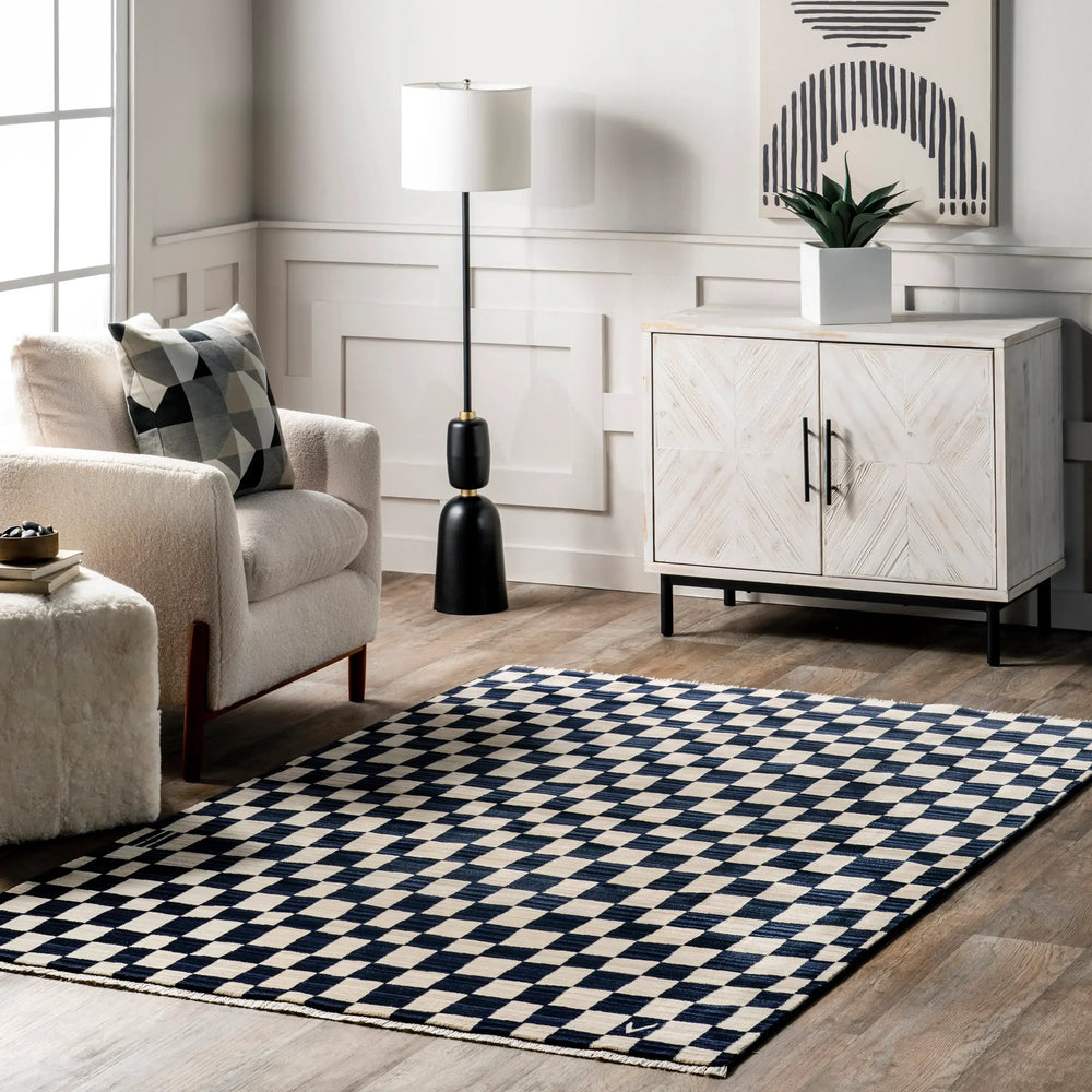 Rasali Checkered Box Rug
