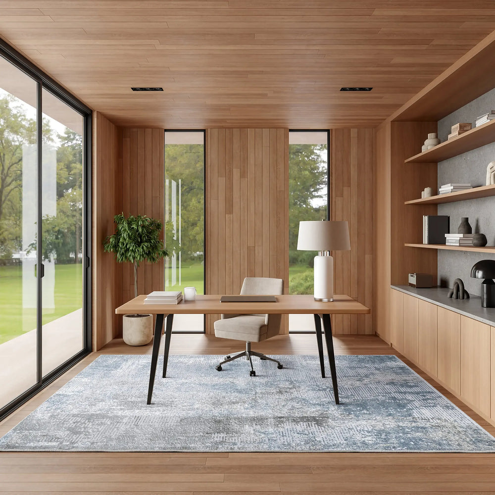 Iris Textured Abstract Rug