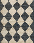 Louie Diamond Checkerboard Jute Rug