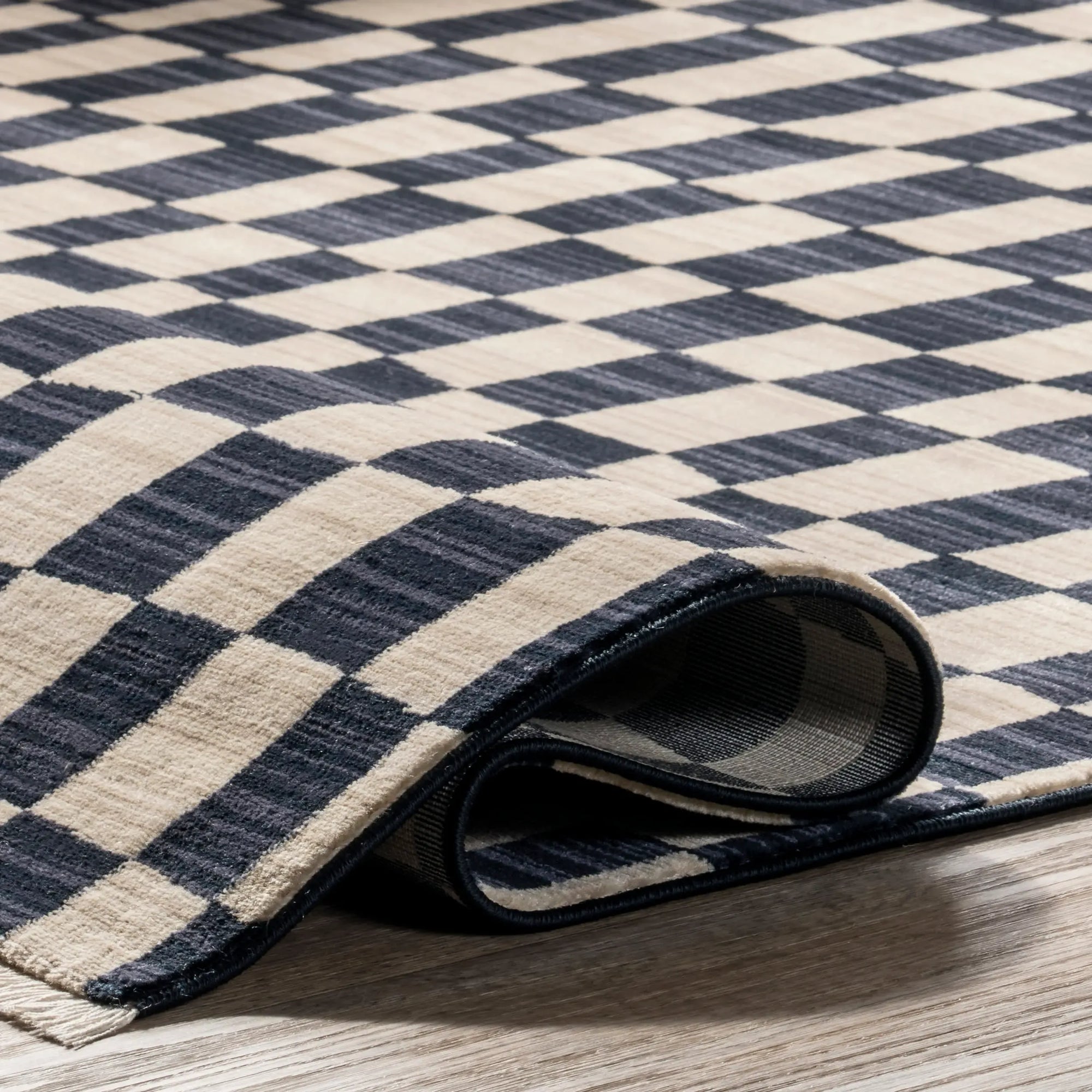 Rasali Checkered Box Rug