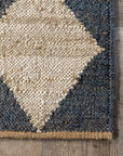 Louie Diamond Checkerboard Jute Rug