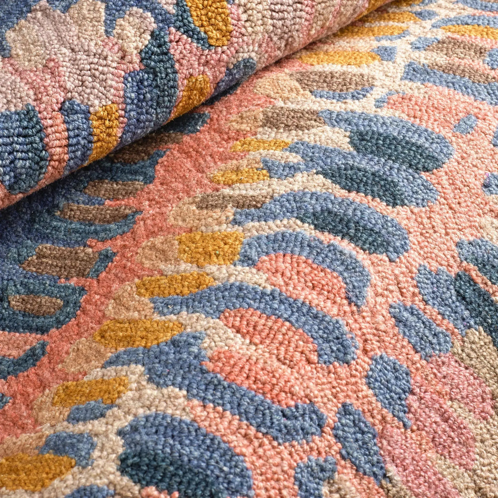 Paint Chip Hand Micro Hooked Wool Rug