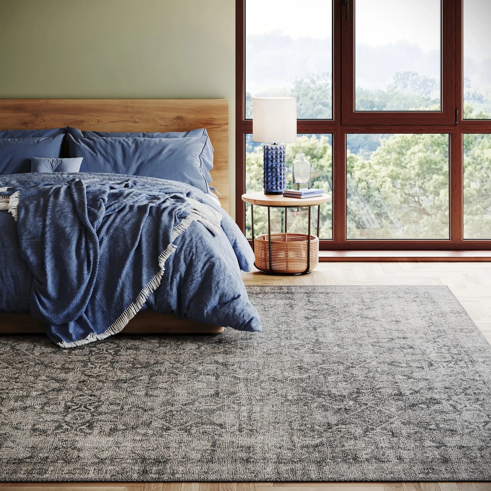 Fair Hills Antiqued Jute-Blend Rug