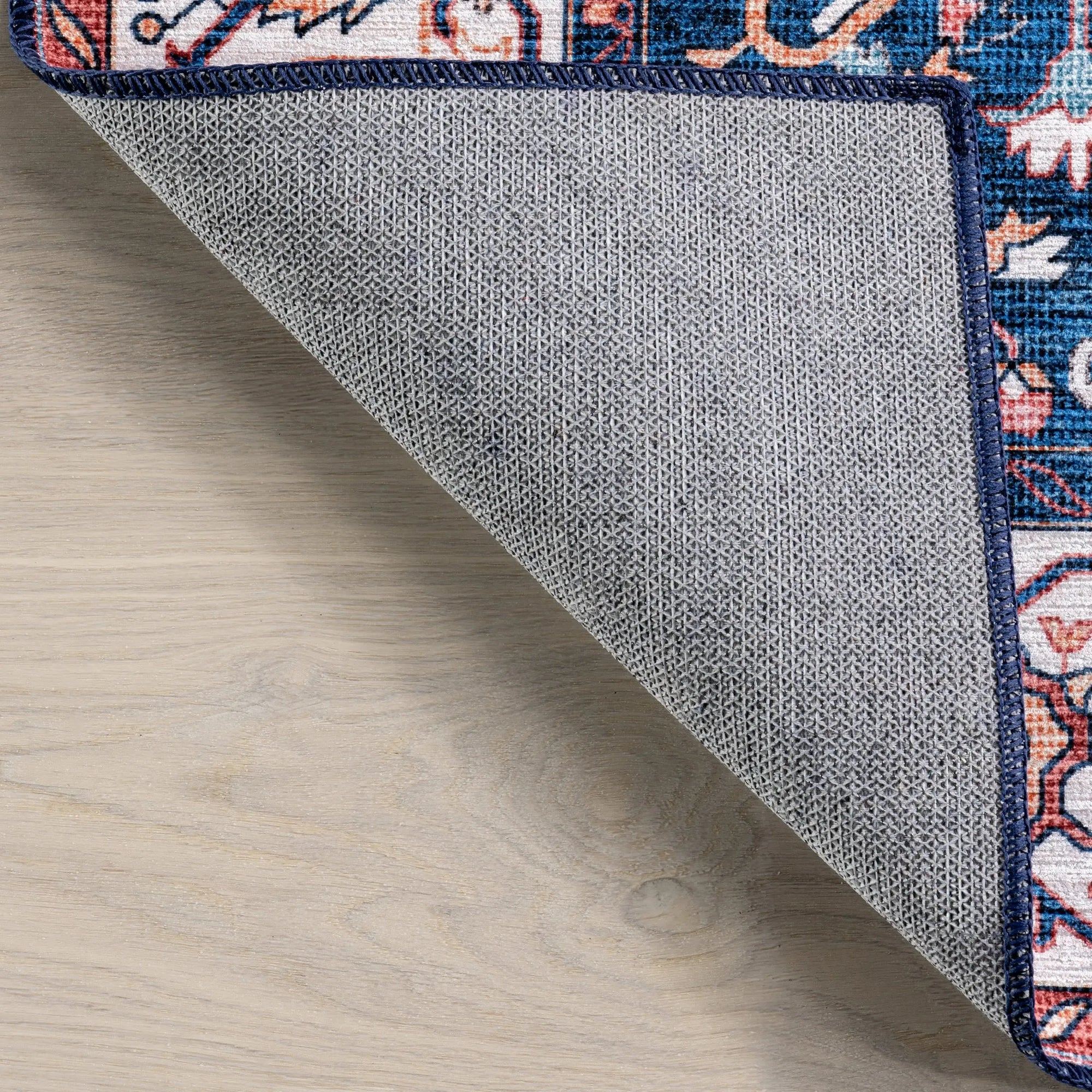 Atrium Medallion Spill Proof Washable Rug