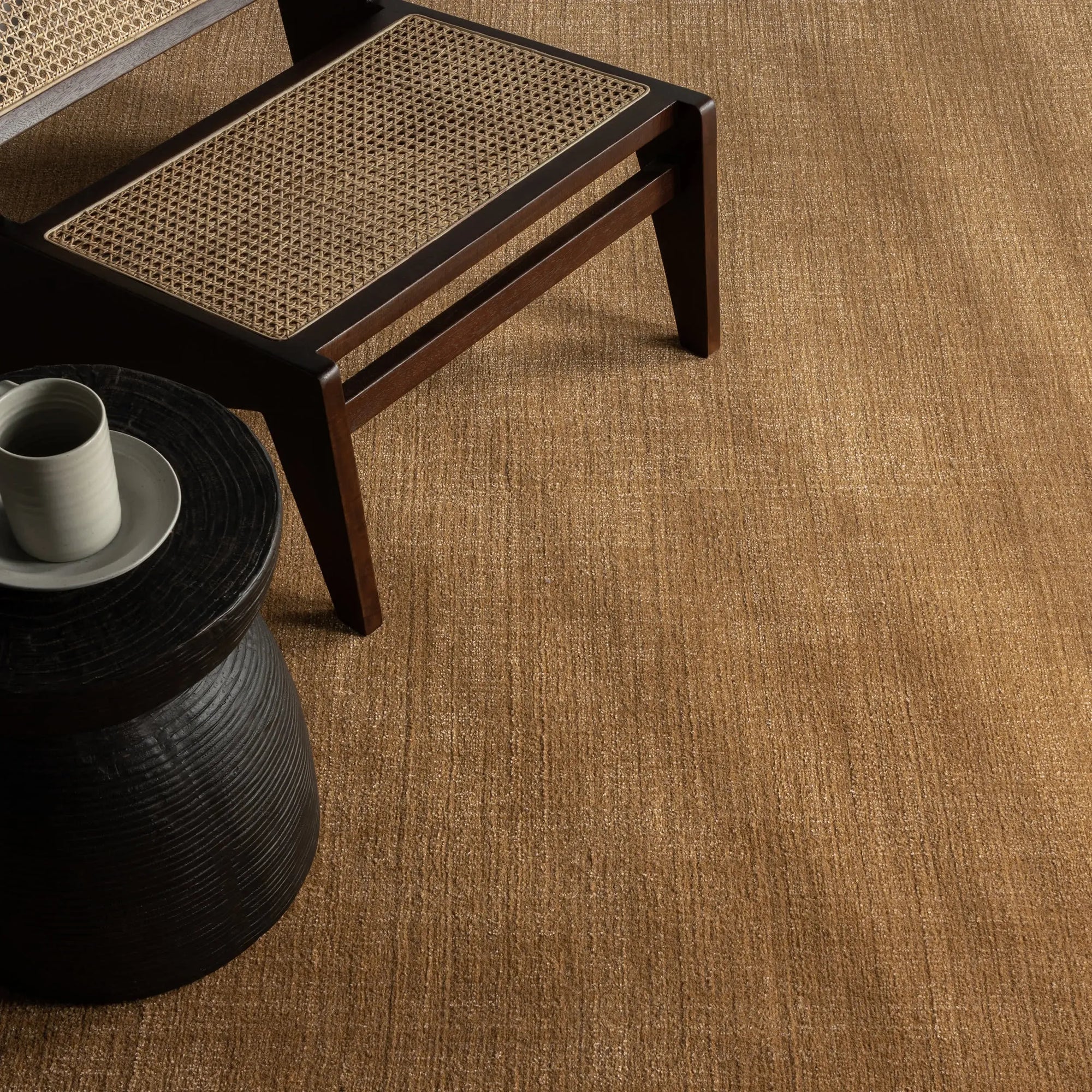 Arrel Speckled Wool-Blend Rug