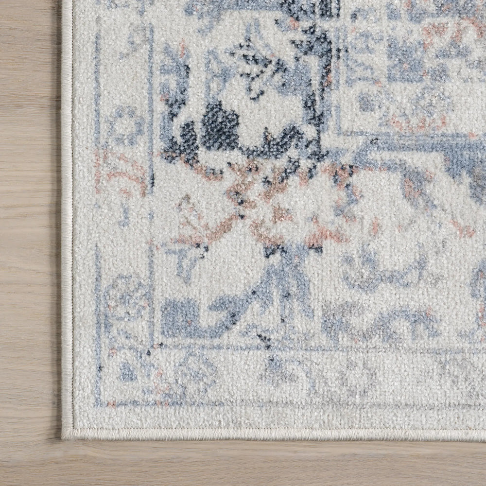 Charlisa Washable Faded Snowflake Rug