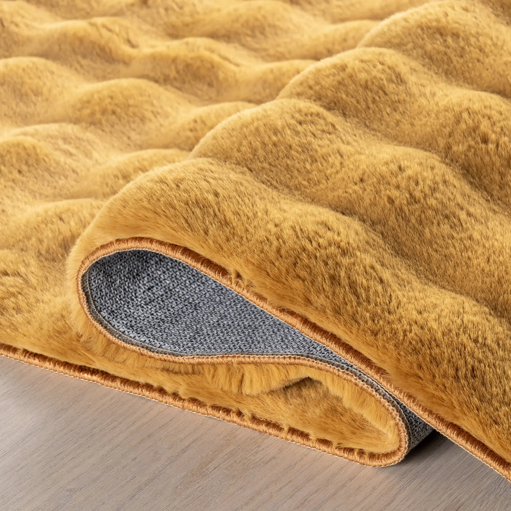 Ivana Checkered Plush Cloud Washable Rug