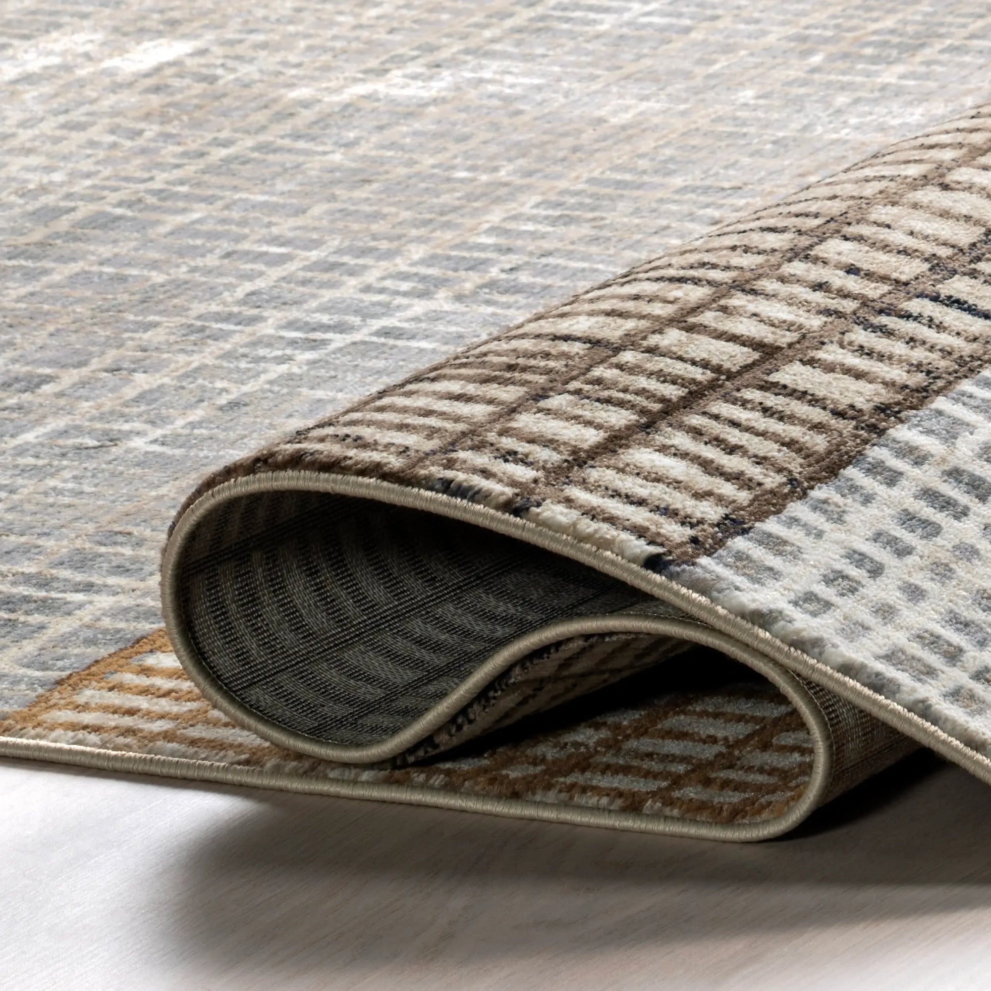 Park Abstract Checked Rug