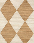Jute Harlequin Trellis Rug