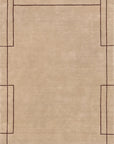 Nile Bordered Wool-Blend Rug