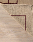 Nile Bordered Wool-Blend Rug
