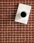 Melrose Chestnut Checked Rug
