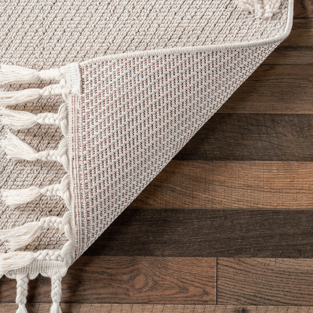 Freda Snowmen Tasseled Kids Rug