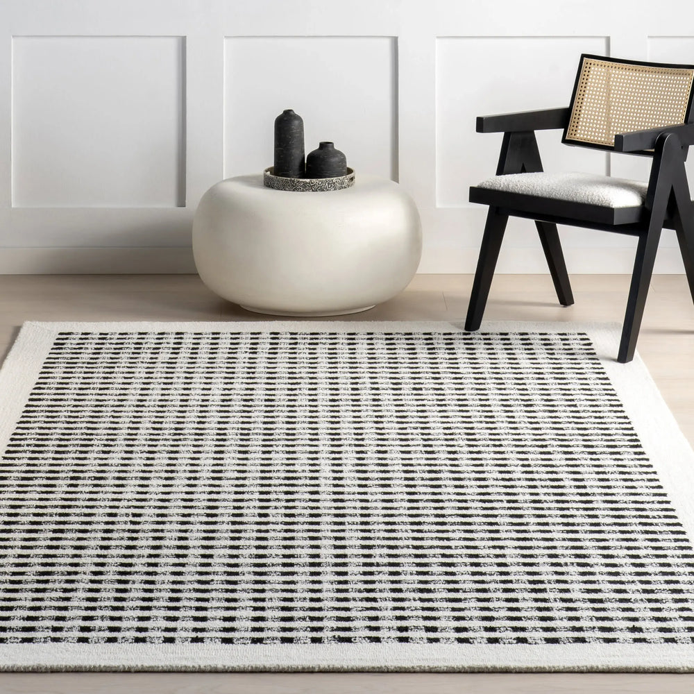 Kristie Wool Striped Rug